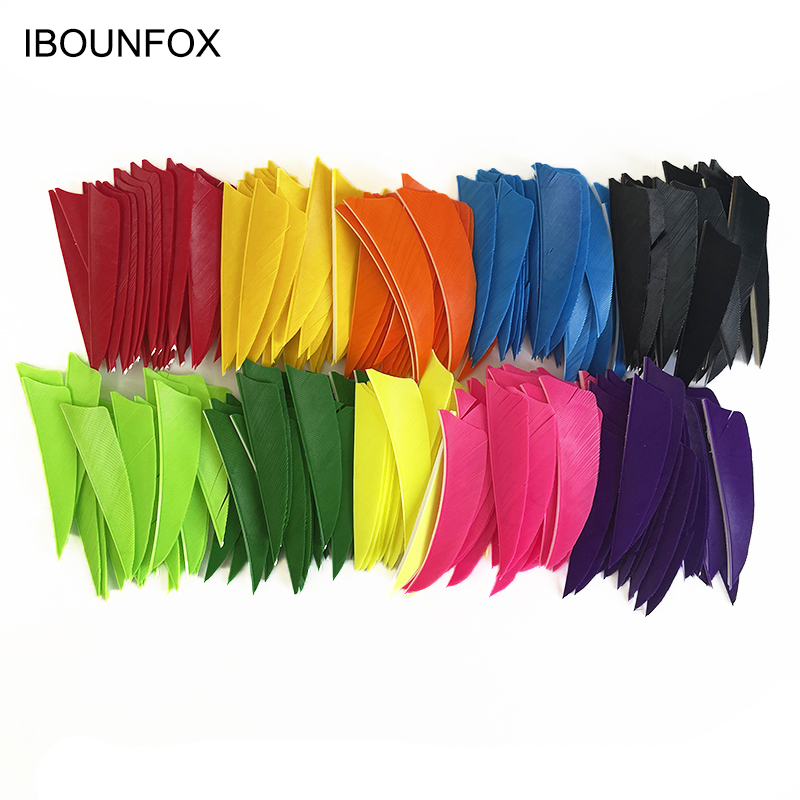 Arrow Carbon Shaft - 100 Pcs Hi-Q 3 Inch Turkey