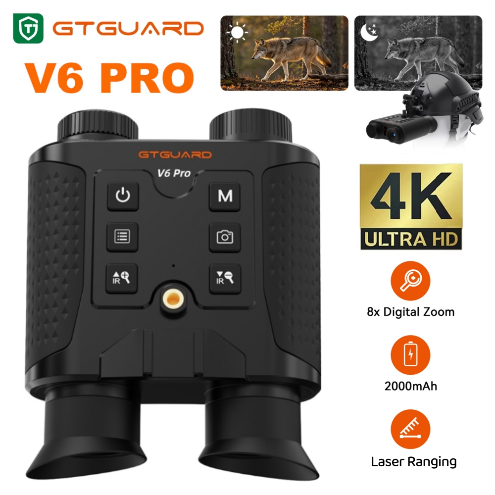 Outdoor Hunting Digital Night Vision - 4K Night Vision Binoculars 8X Digital