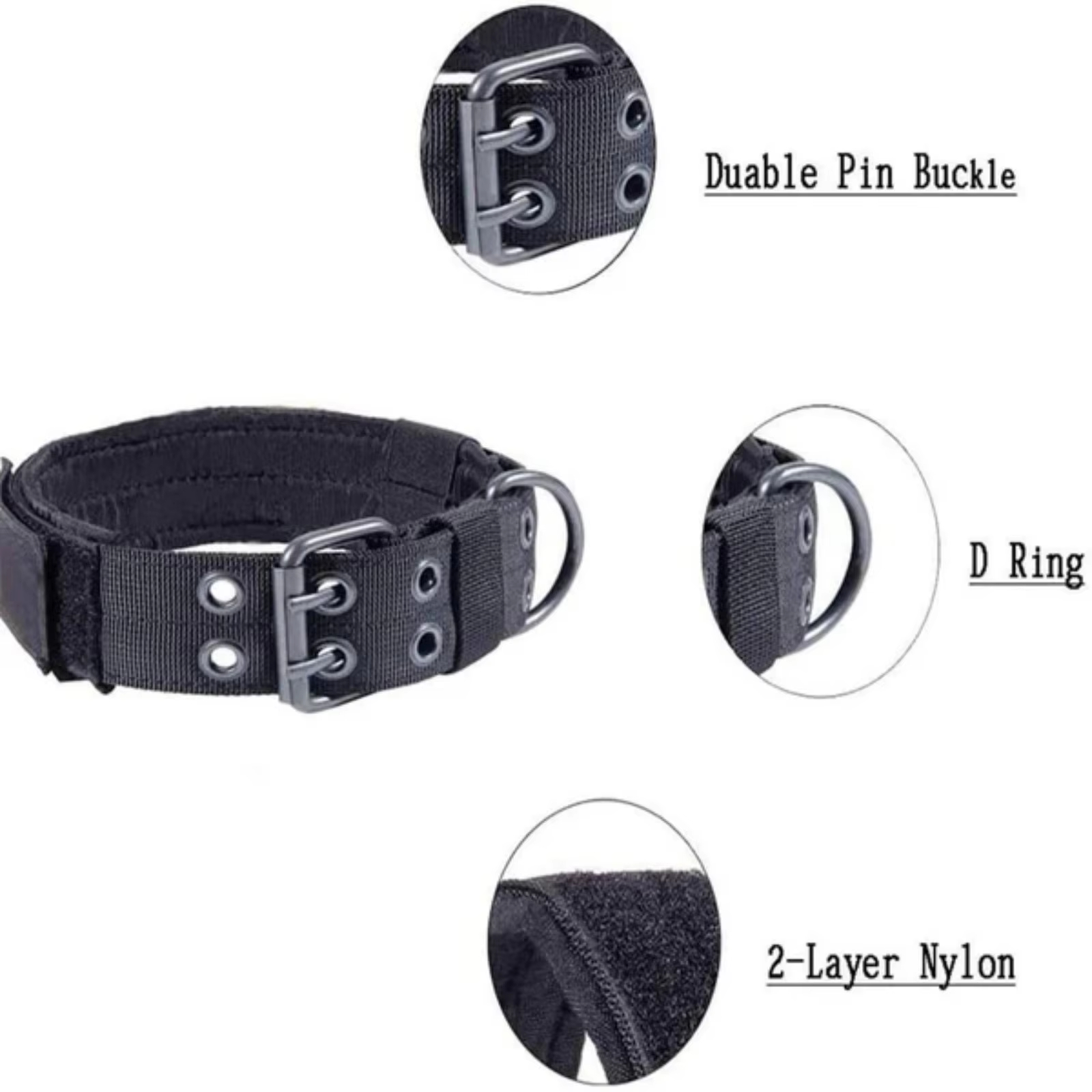 Camo Tactical Dog Collar Heavy - Outdoor Hunting Dog Collar review and price