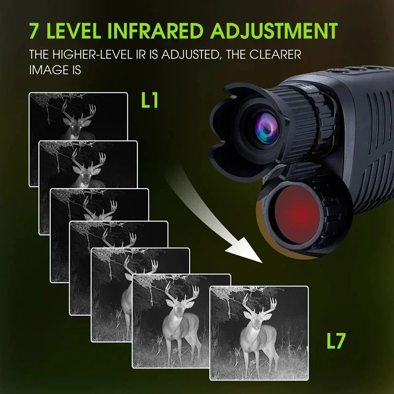 1080P HD Monocular Night Visio - Outdoor Hunting Range review and price