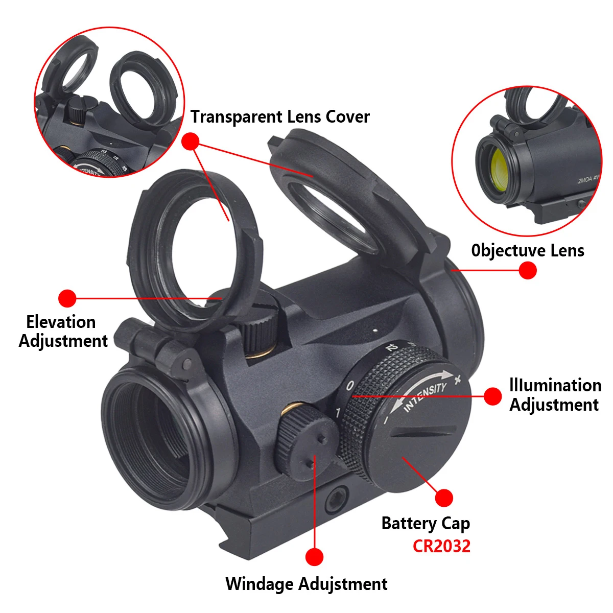 Tactical T01/02 2MOA Red Dot S - Outdoor Hunting Range review and price