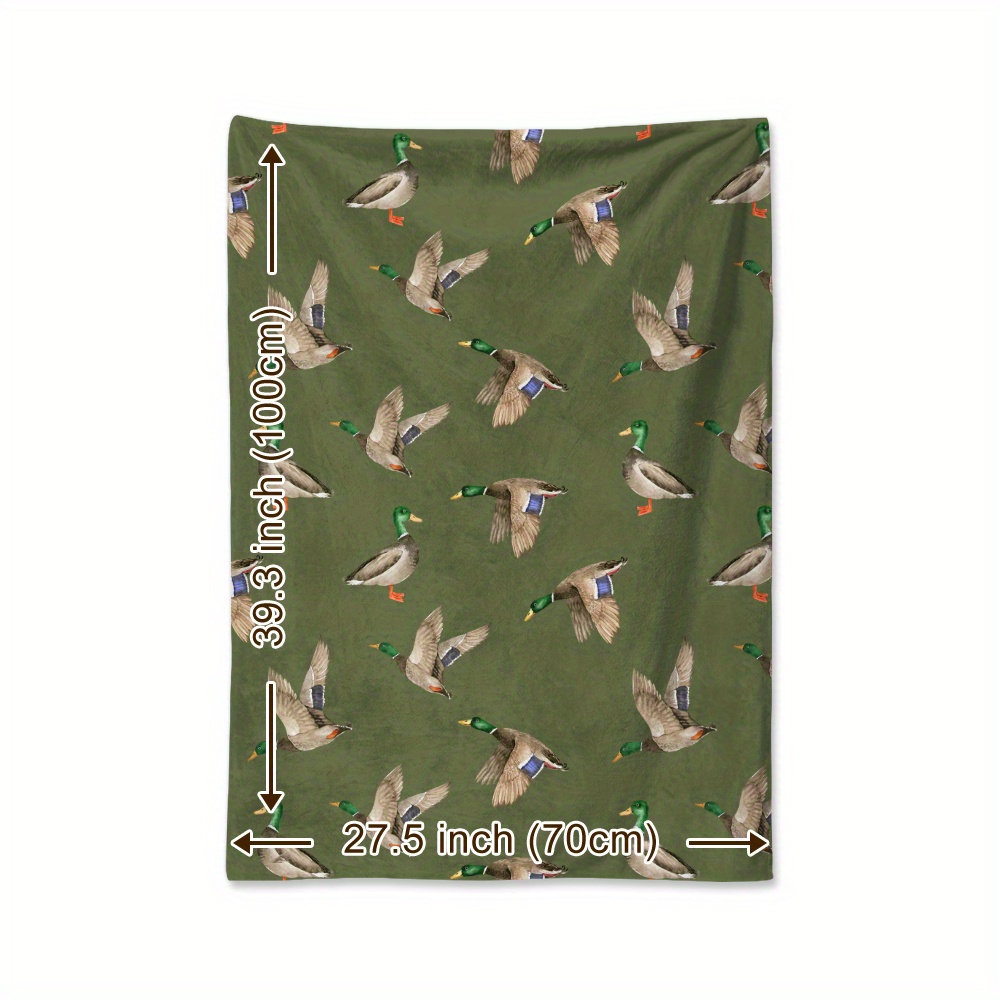 Mallard Duck Fleece Blanket Hu - Hunting Outdoor Decor review and price