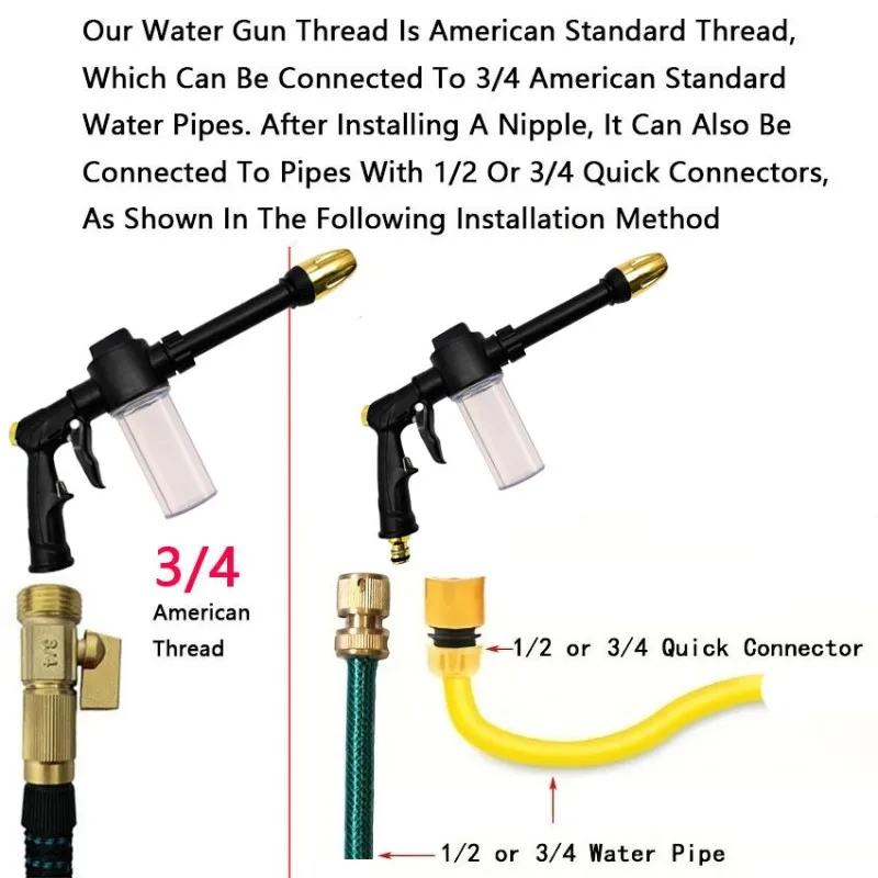 High Pressure Car Washing Wate - Gun Cleaning Rod review and price