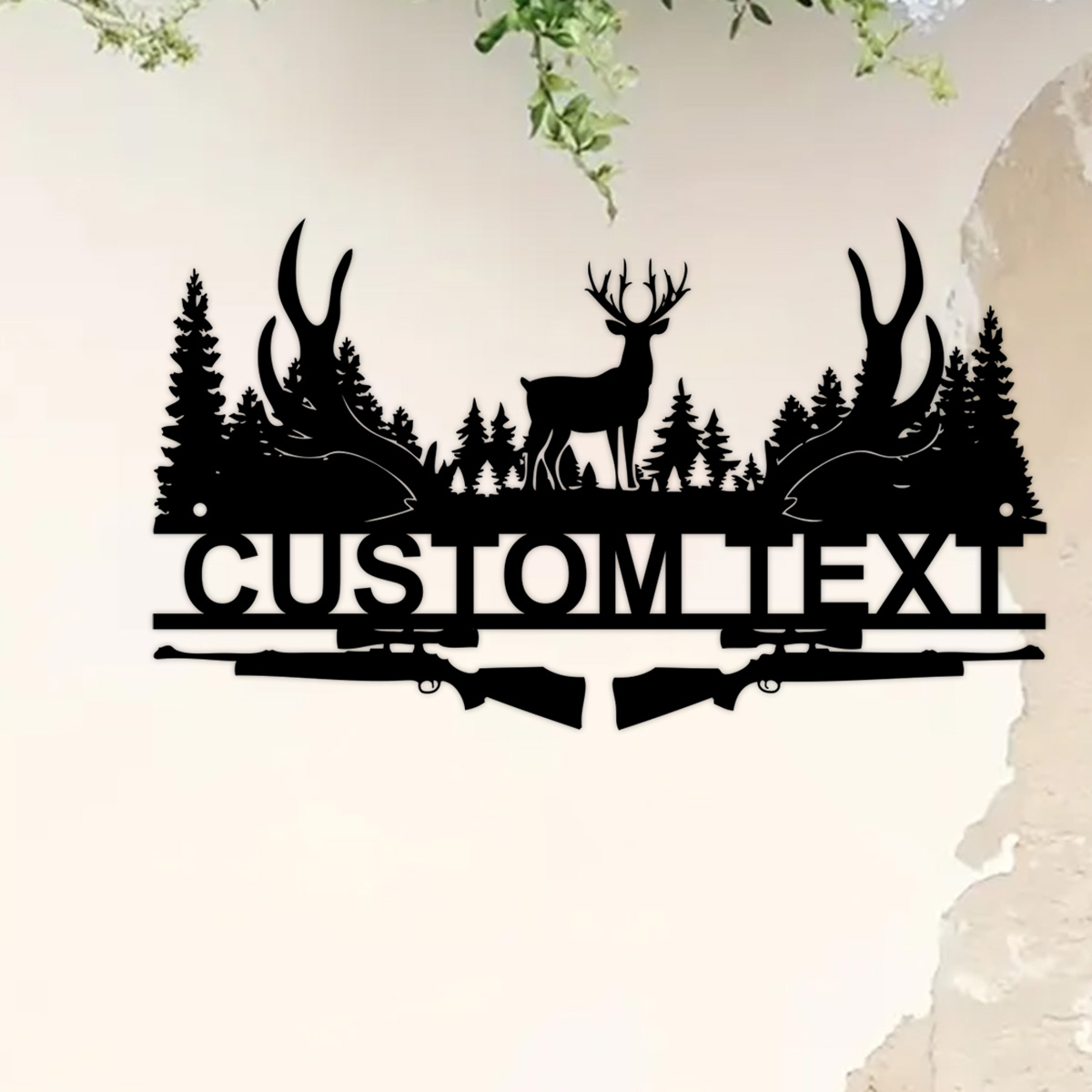 Custom Deer Cabin Metal Sign,  - Hunting Outdoor Decor review and price