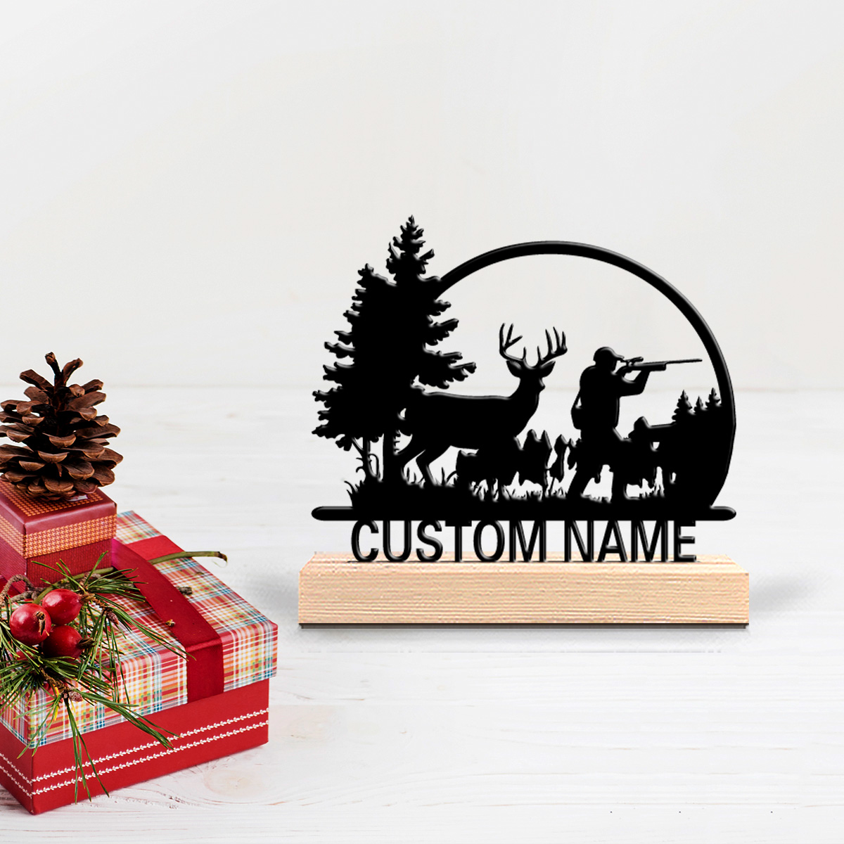 1pc Fashion ersonalized Custom - Hunting Outdoor Christmas Decorations review and price