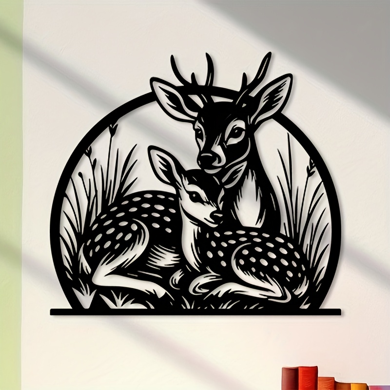 Brand Rustic Iron Deer Wall Ar - Hunting Outdoor Decor review and price